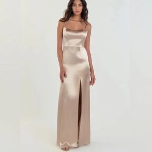 Jenny Yoo - Chase, Pale Gold Bridesmaids Dress